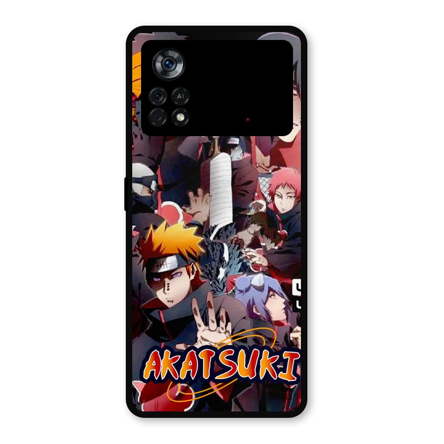 Team Akatsuki Metal Back Case for Poco X4 Pro 5G
