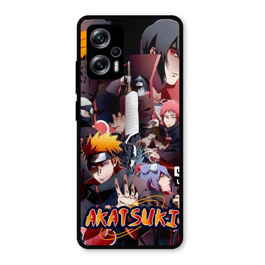 Team Akatsuki Metal Back Case for Redmi K50i