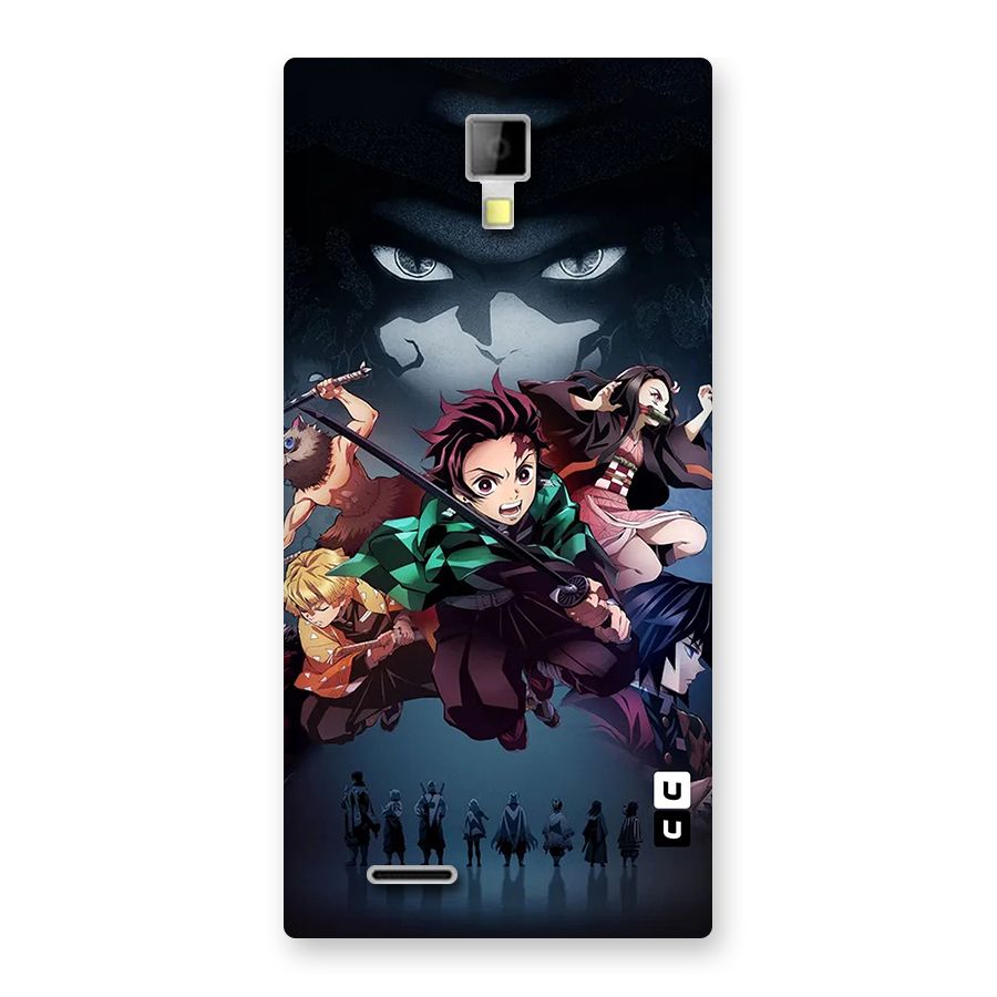 Team Demon Slayer Back Case for Canvas Xpress A99
