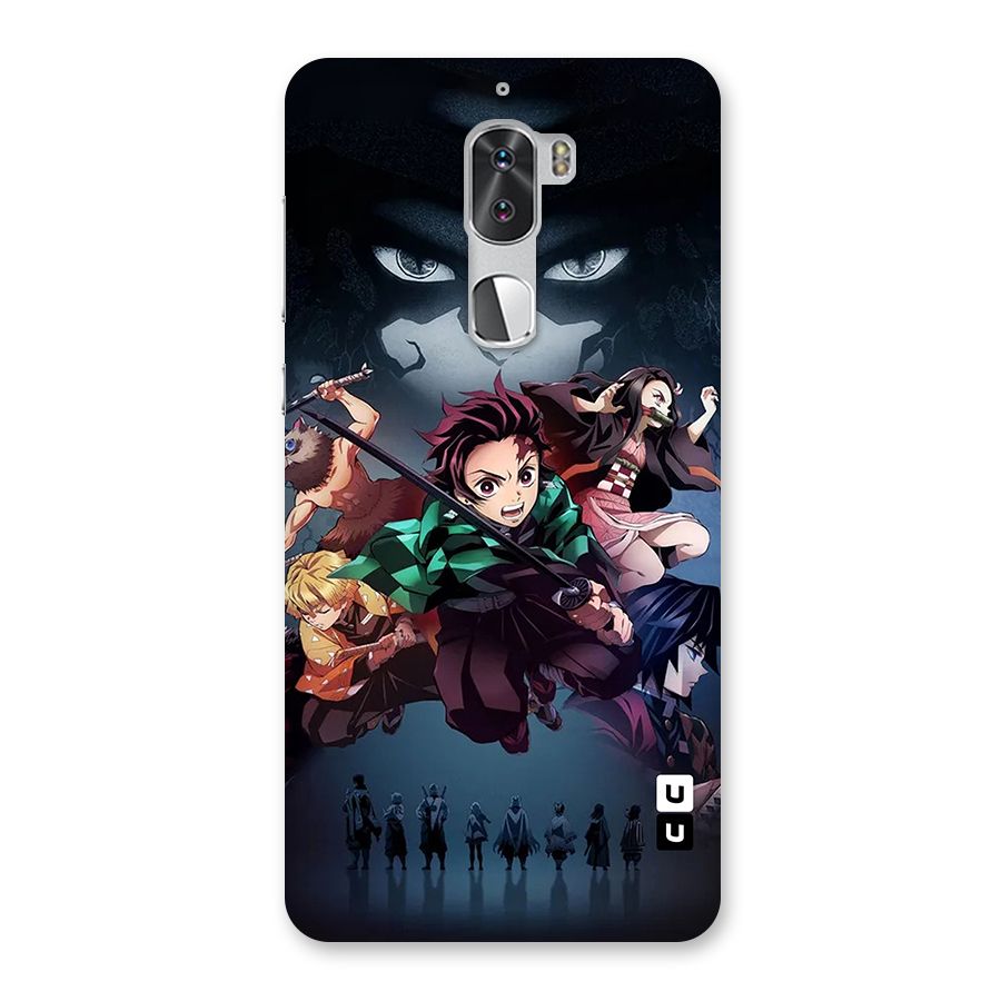 Team Demon Slayer Back Case for Coolpad Cool 1