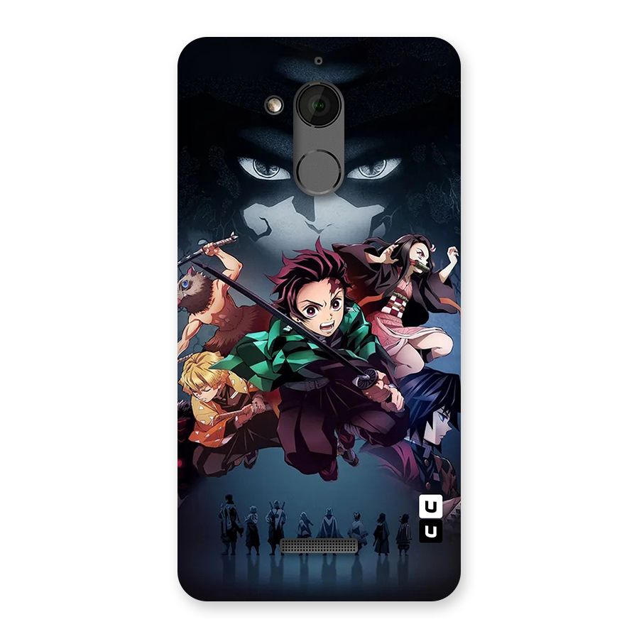 Team Demon Slayer Back Case for Coolpad Note 5