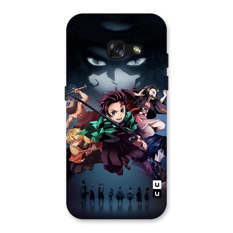 Team Demon Slayer Back Case for Galaxy A3 (2017)