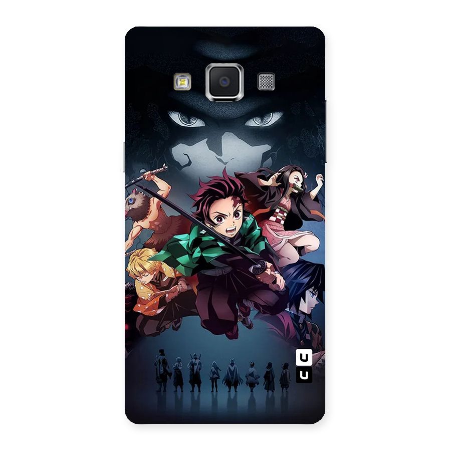 Team Demon Slayer Back Case for Galaxy A5