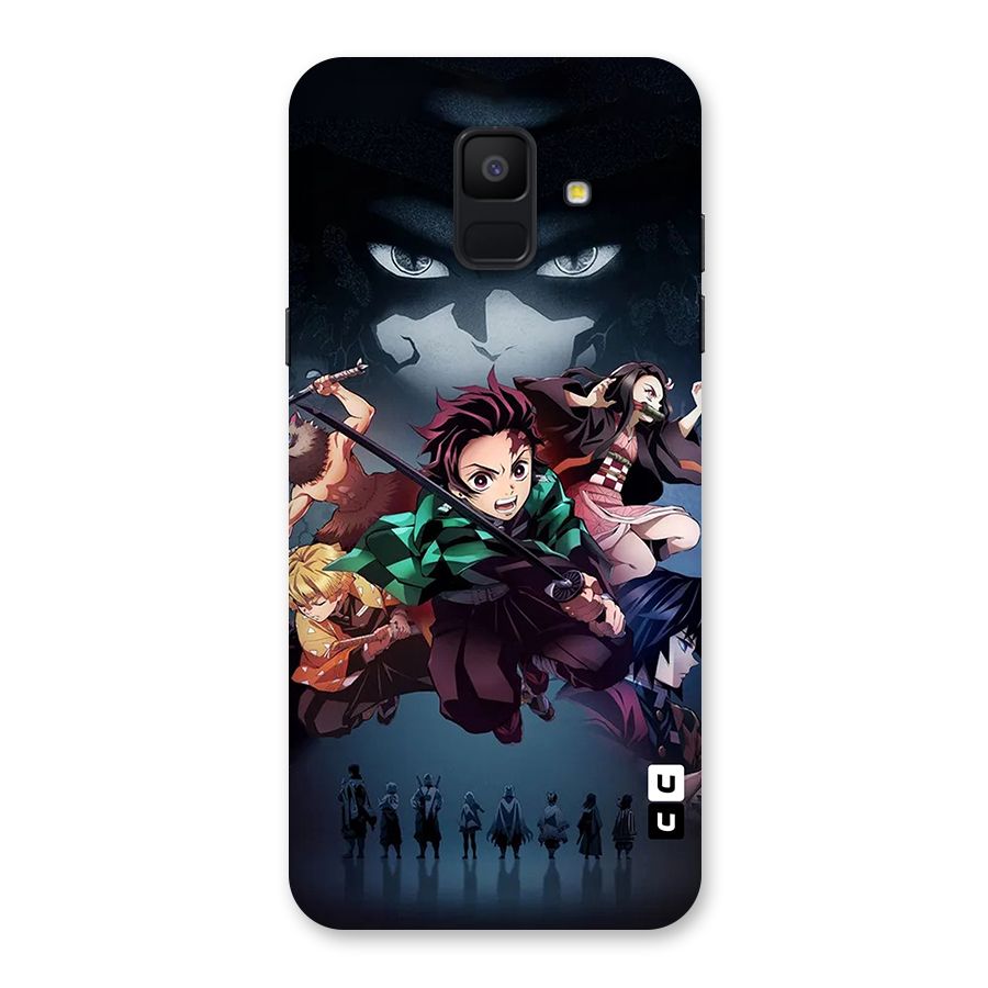 Team Demon Slayer Back Case for Galaxy A6 (2018)