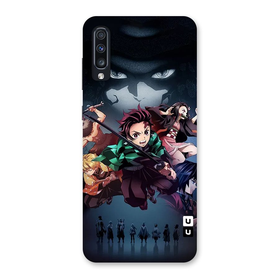 Team Demon Slayer Back Case for Galaxy A70