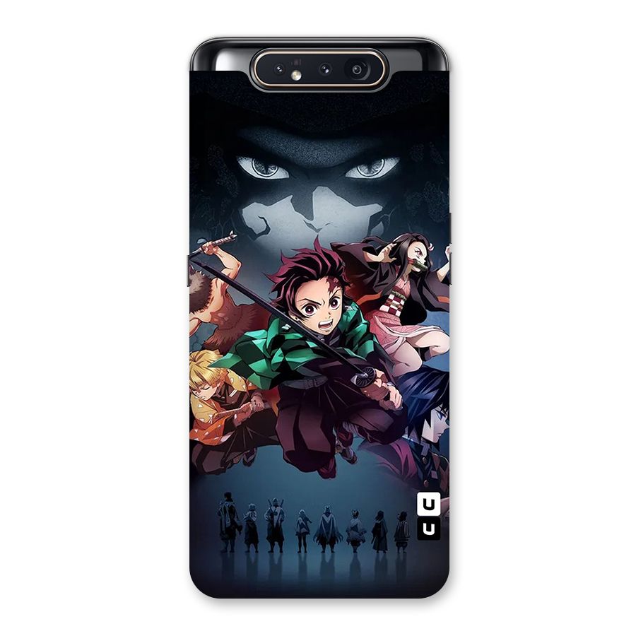Team Demon Slayer Back Case for Galaxy A80