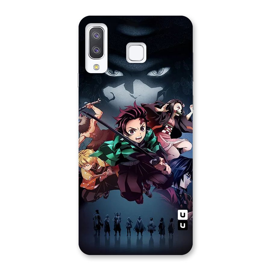 Team Demon Slayer Back Case for Galaxy A8 Star