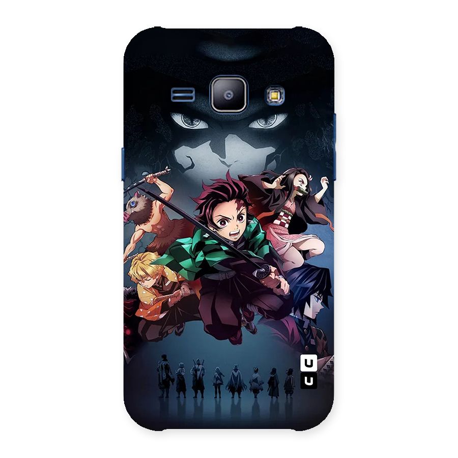 Team Demon Slayer Back Case for Galaxy J1
