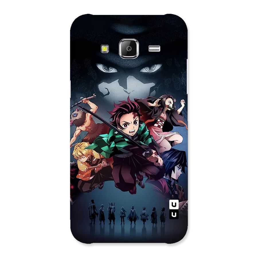 Team Demon Slayer Back Case for Galaxy J2 Prime