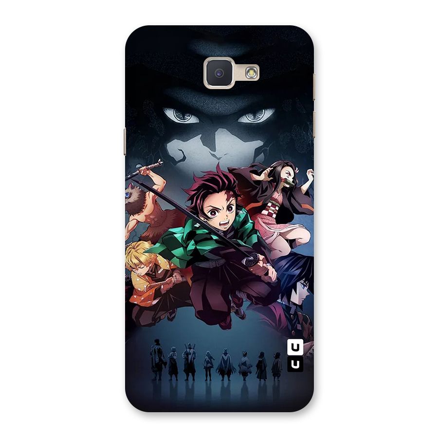 Team Demon Slayer Back Case for Galaxy J5 Prime