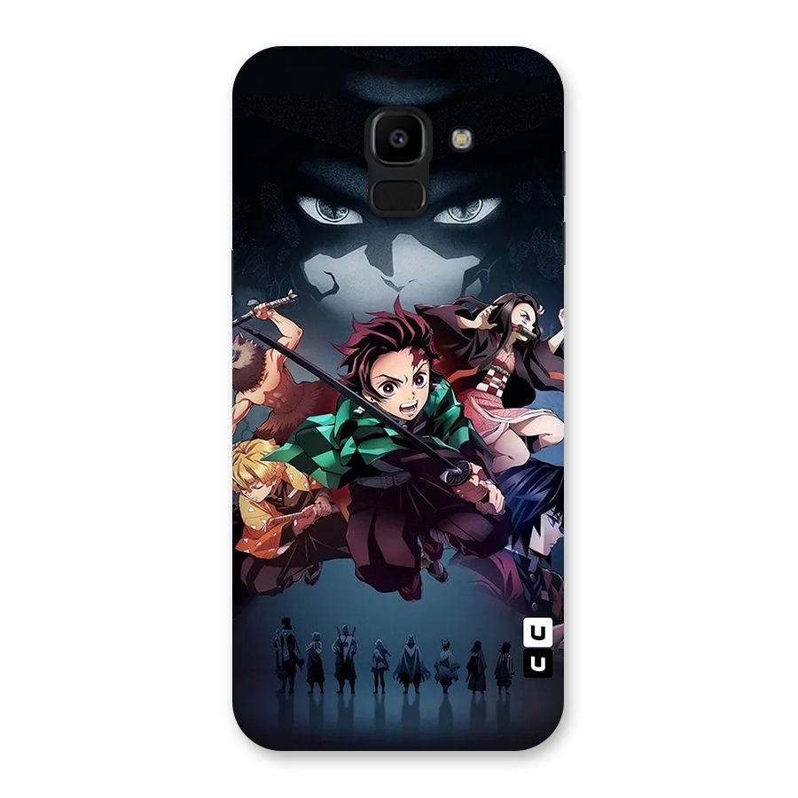 Team Demon Slayer Back Case for Galaxy J6