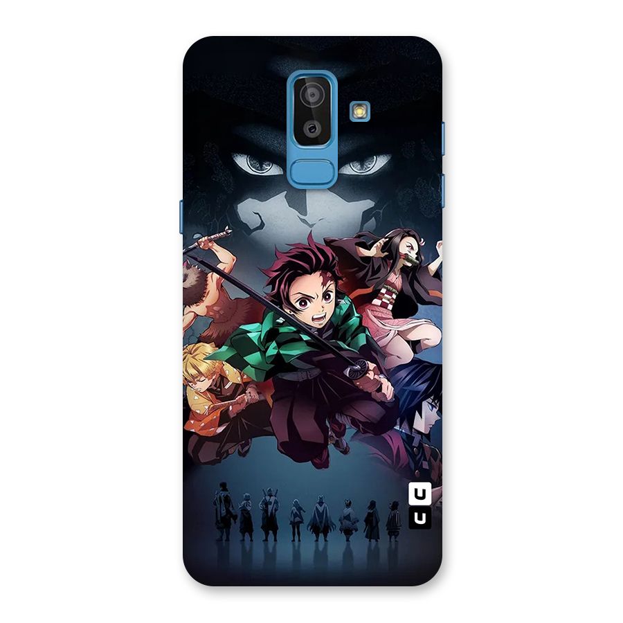 Team Demon Slayer Back Case for Galaxy J8