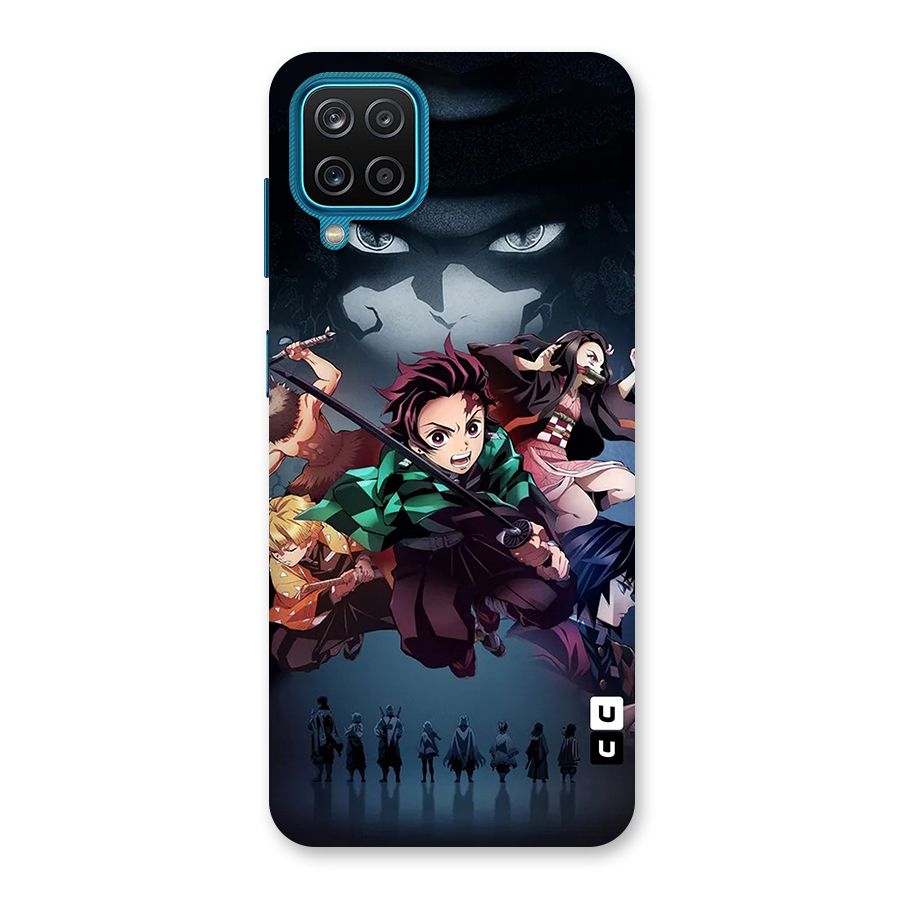 Team Demon Slayer Back Case for Galaxy M12