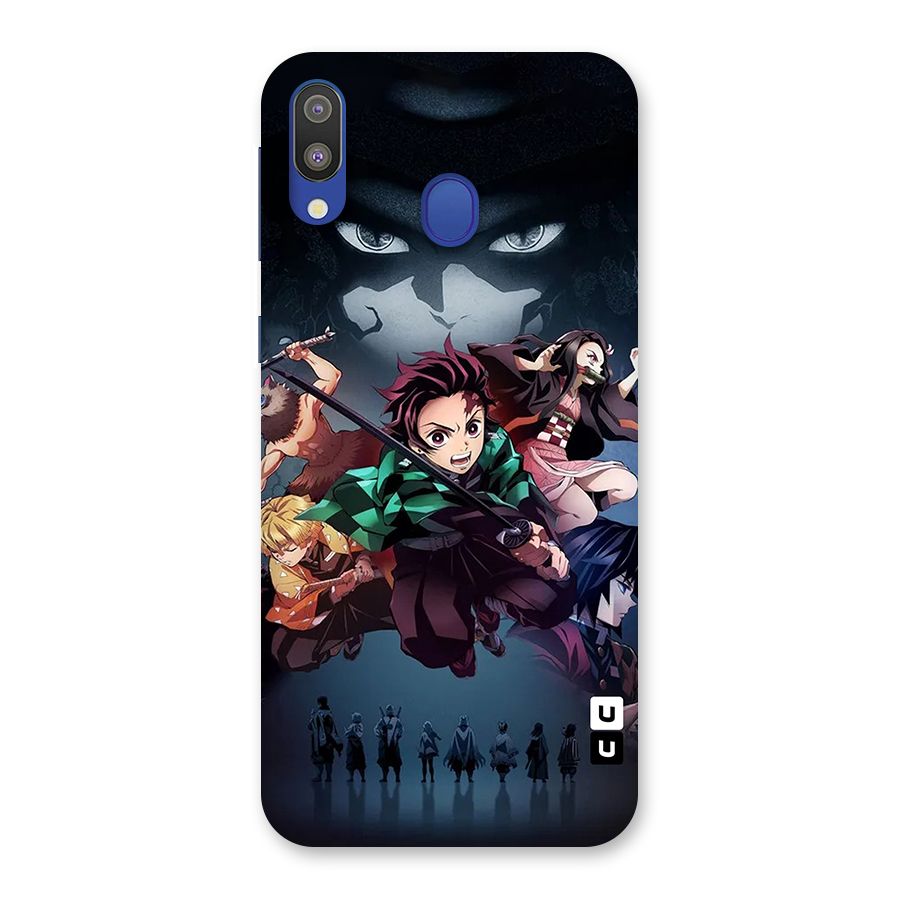 Team Demon Slayer Back Case for Galaxy M20