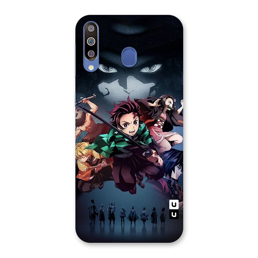 Team Demon Slayer Back Case for Galaxy M30