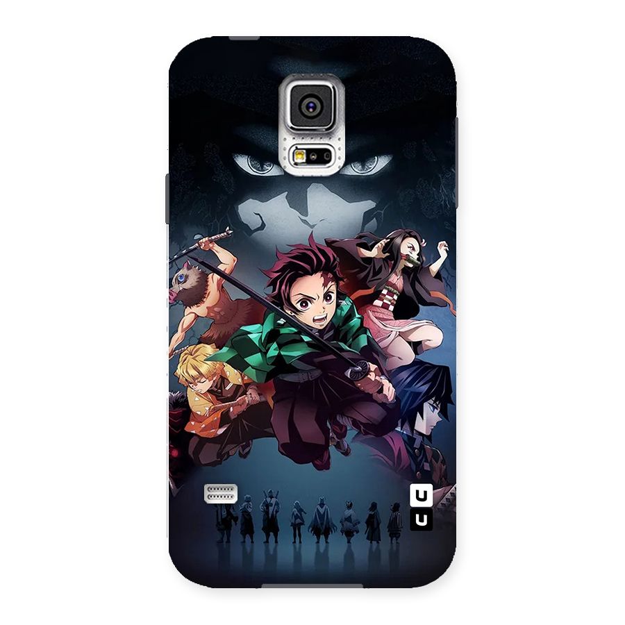 Team Demon Slayer Back Case for Galaxy S5