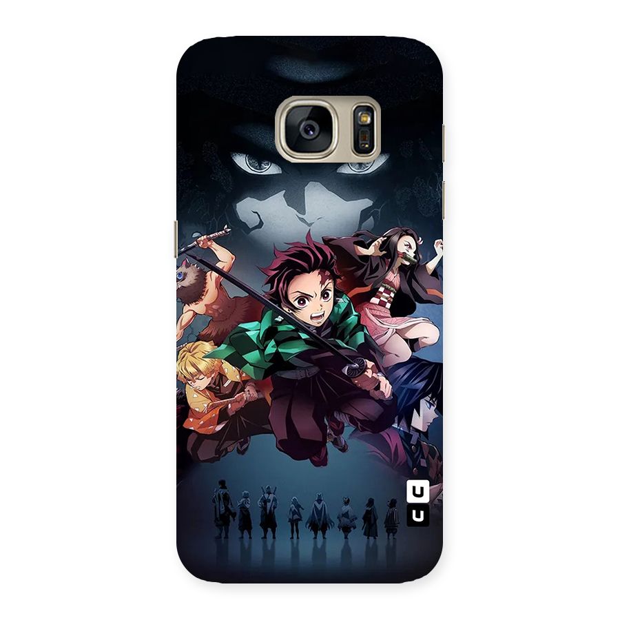 Team Demon Slayer Back Case for Galaxy S7