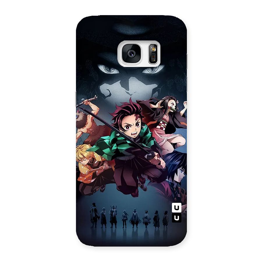Team Demon Slayer Back Case for Galaxy S7 Edge
