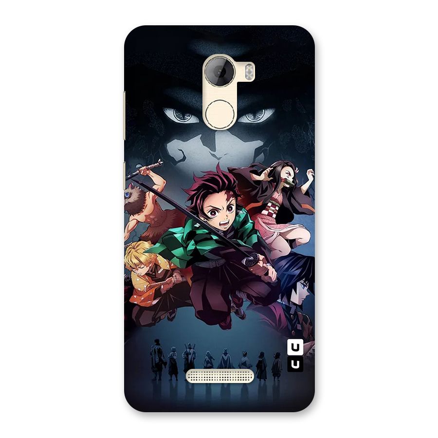 Team Demon Slayer Back Case for Gionee A1 LIte