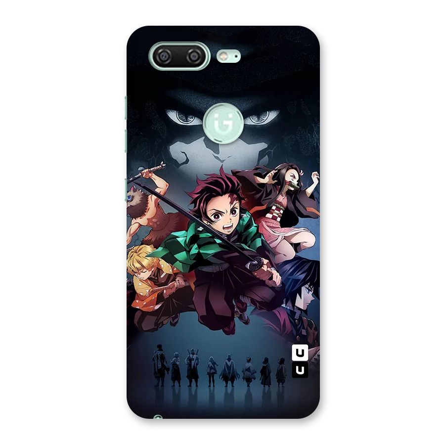 Team Demon Slayer Back Case for Gionee S10