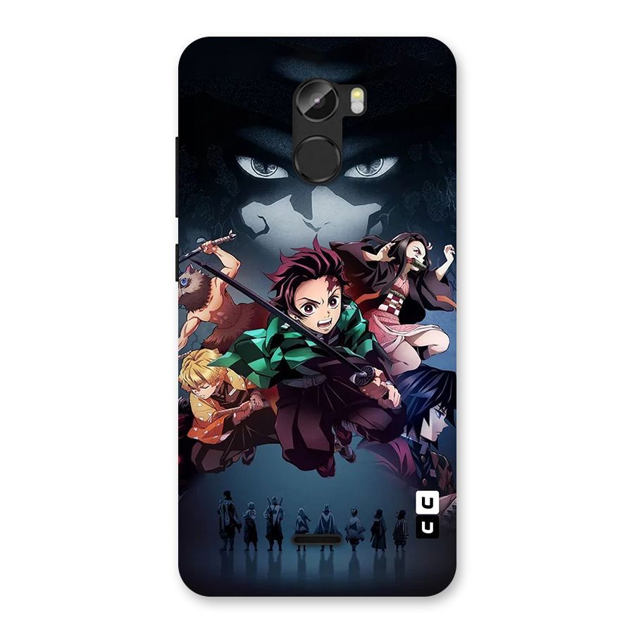 Team Demon Slayer Back Case for Gionee X1