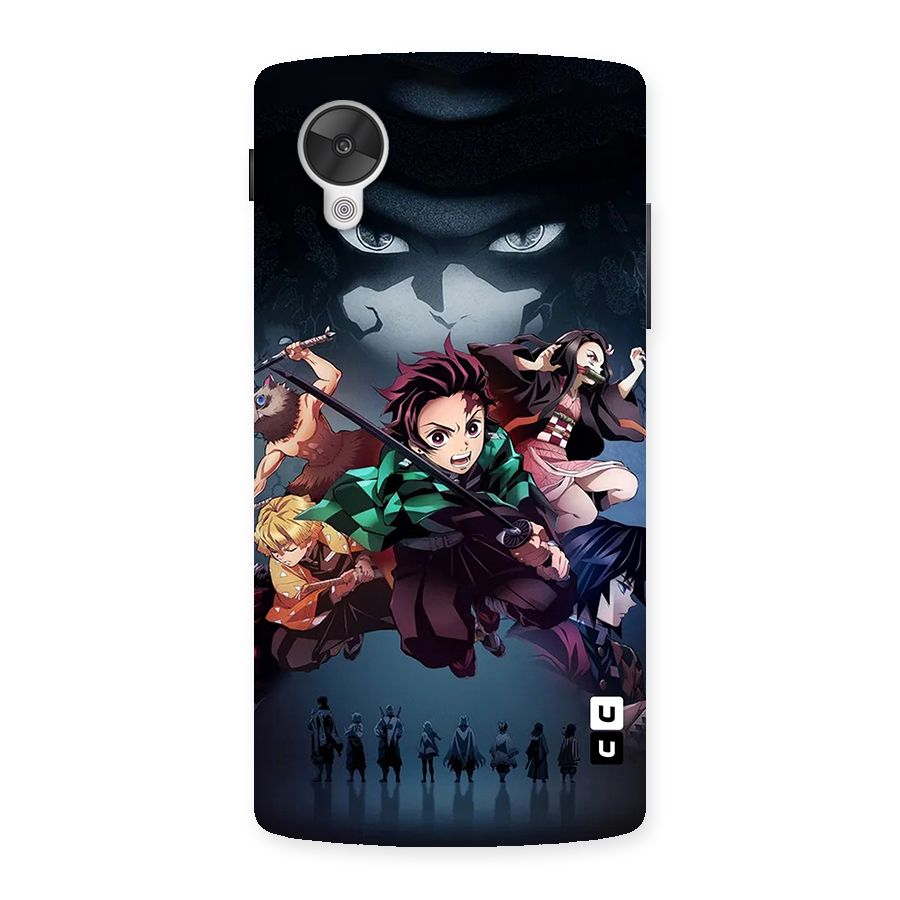 Team Demon Slayer Back Case for Google Nexus 5