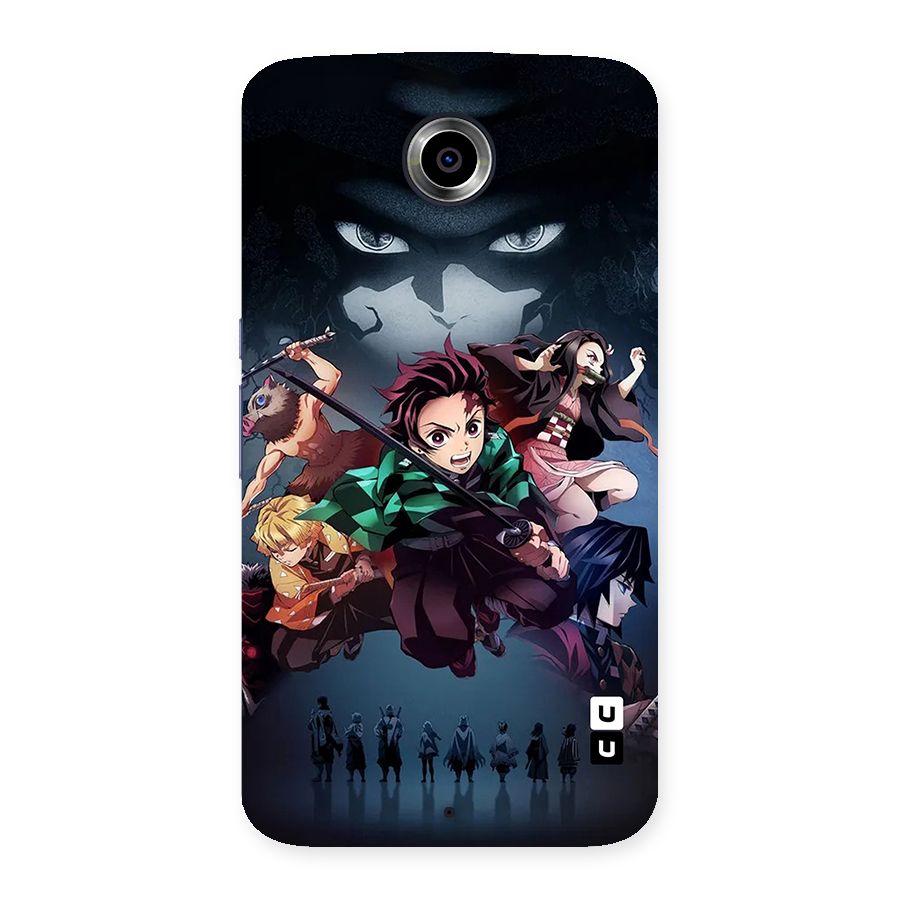 Team Demon Slayer Back Case for Google Nexus 6