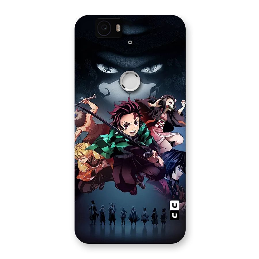 Team Demon Slayer Back Case for Google Nexus 6P
