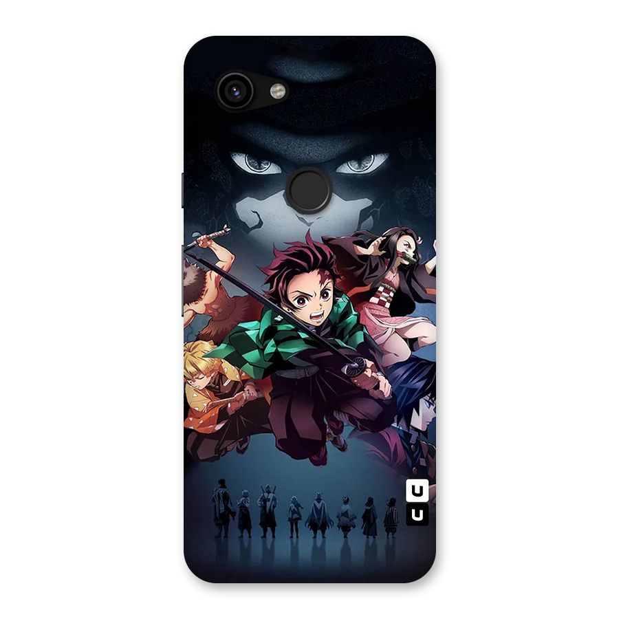 Team Demon Slayer Back Case for Google Pixel 3a