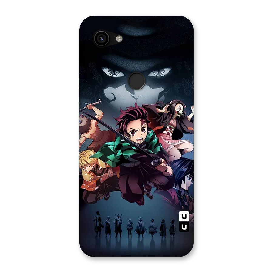 Team Demon Slayer Back Case for Google Pixel 3a XL