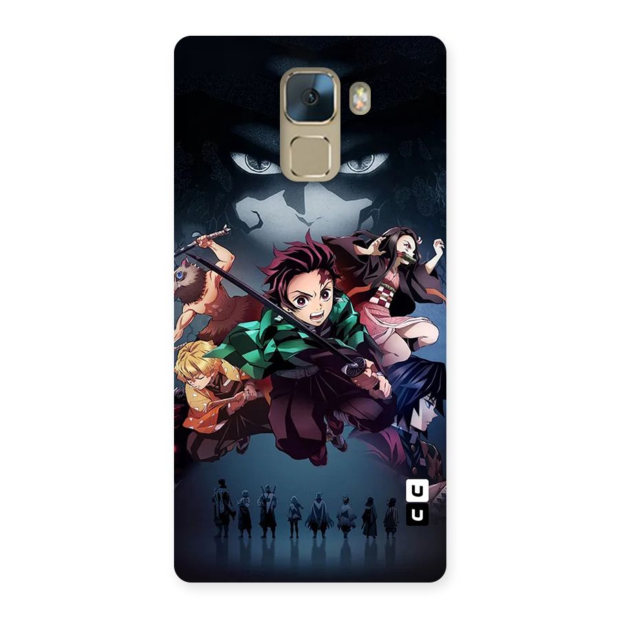 Team Demon Slayer Back Case for Honor 7