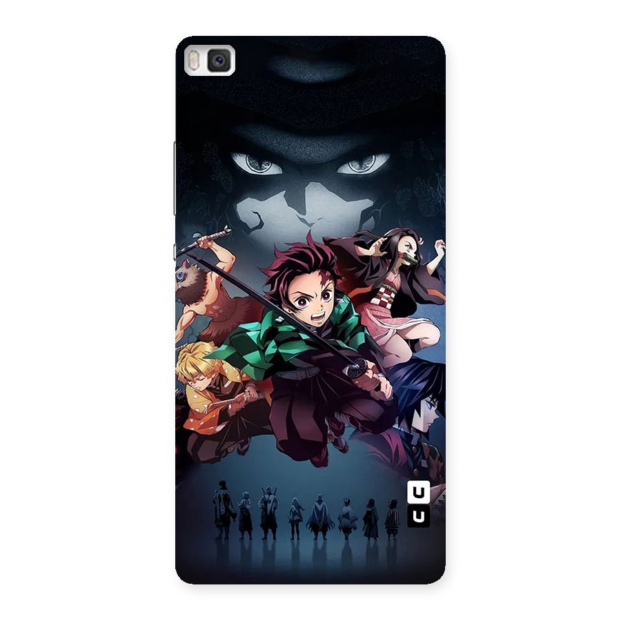 Team Demon Slayer Back Case for Huawei P8