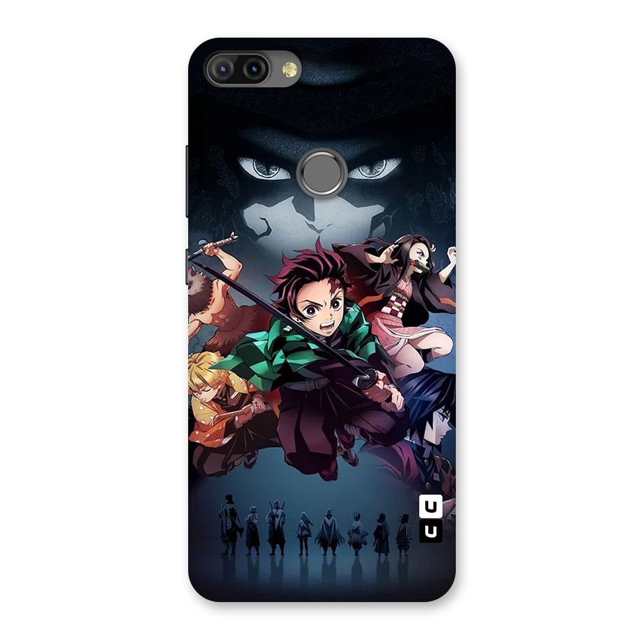 Team Demon Slayer Back Case for Infinix Hot 6 Pro