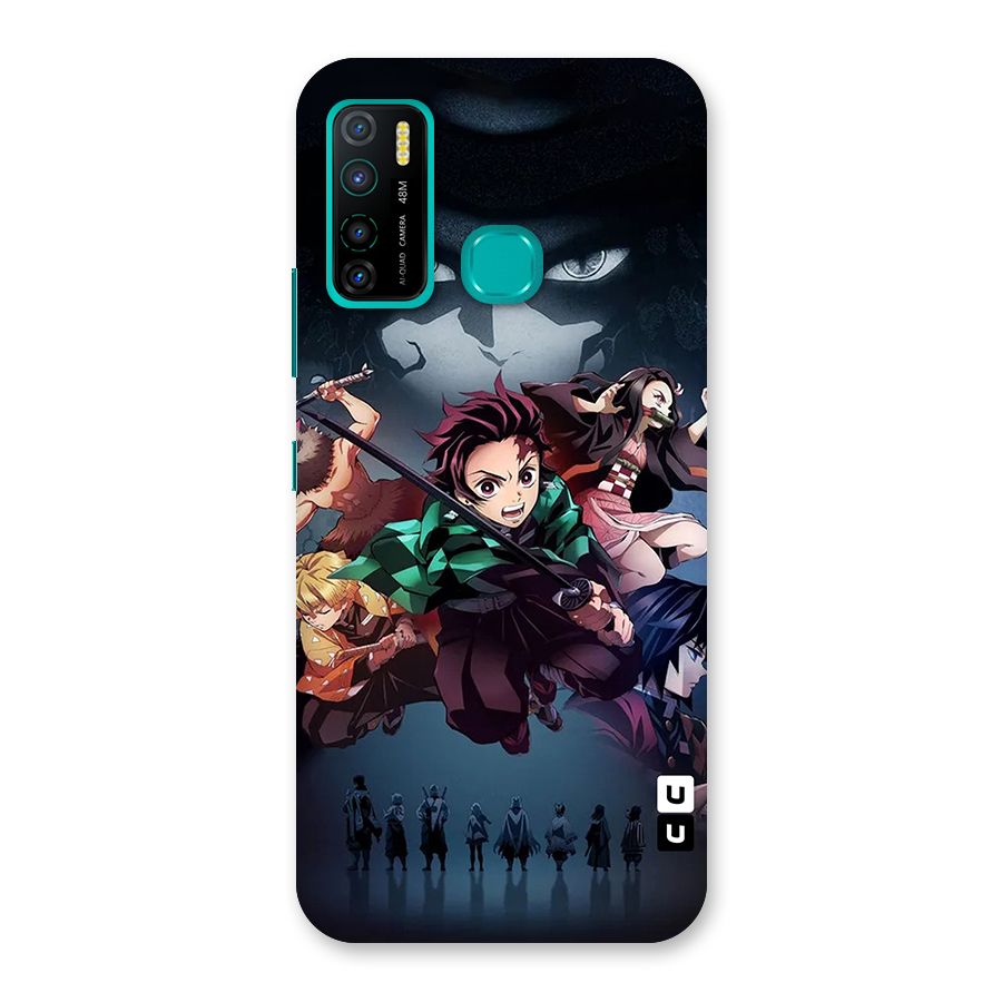 Team Demon Slayer Back Case for Infinix Hot 9 Pro