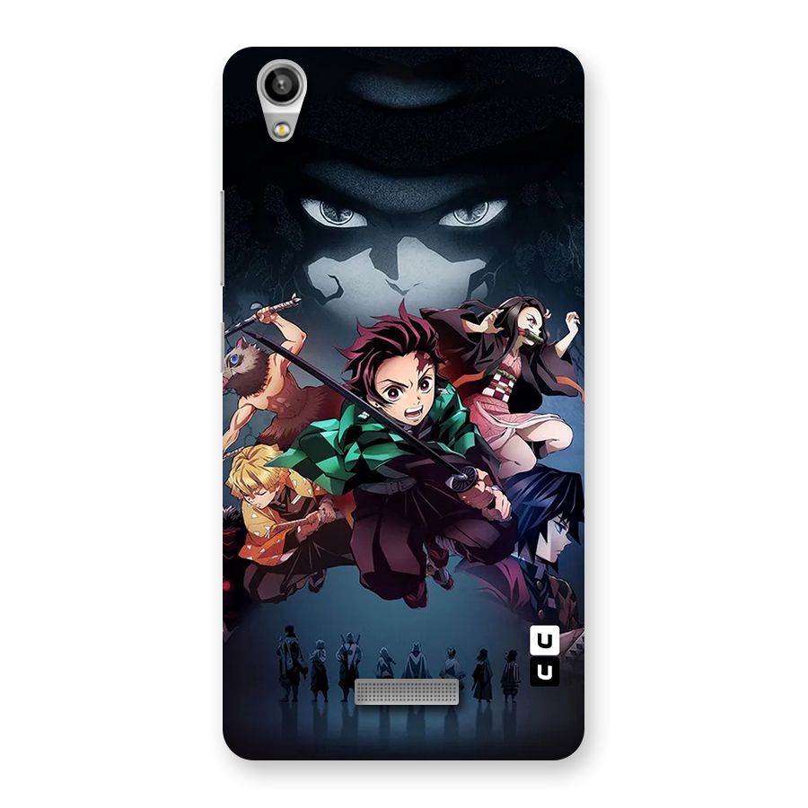 Team Demon Slayer Back Case for Lava Pixel V1