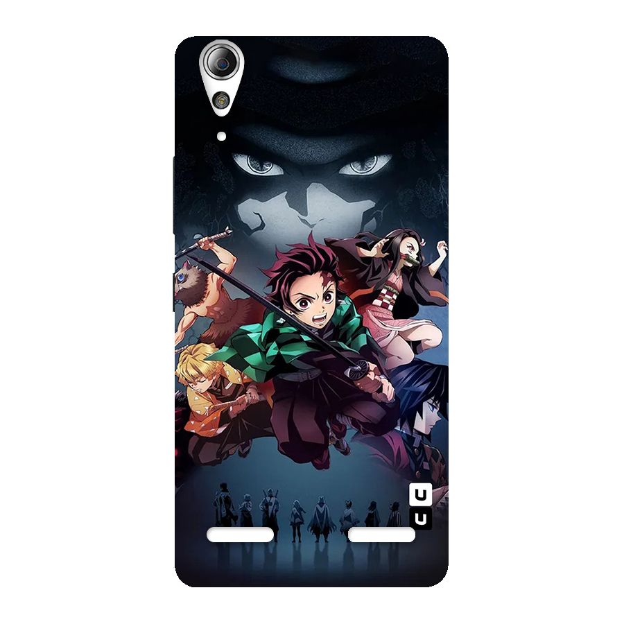 Team Demon Slayer Back Case for Lenovo A6000
