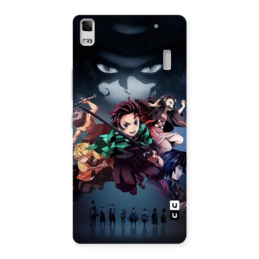 Team Demon Slayer Back Case for Lenovo K3 Note