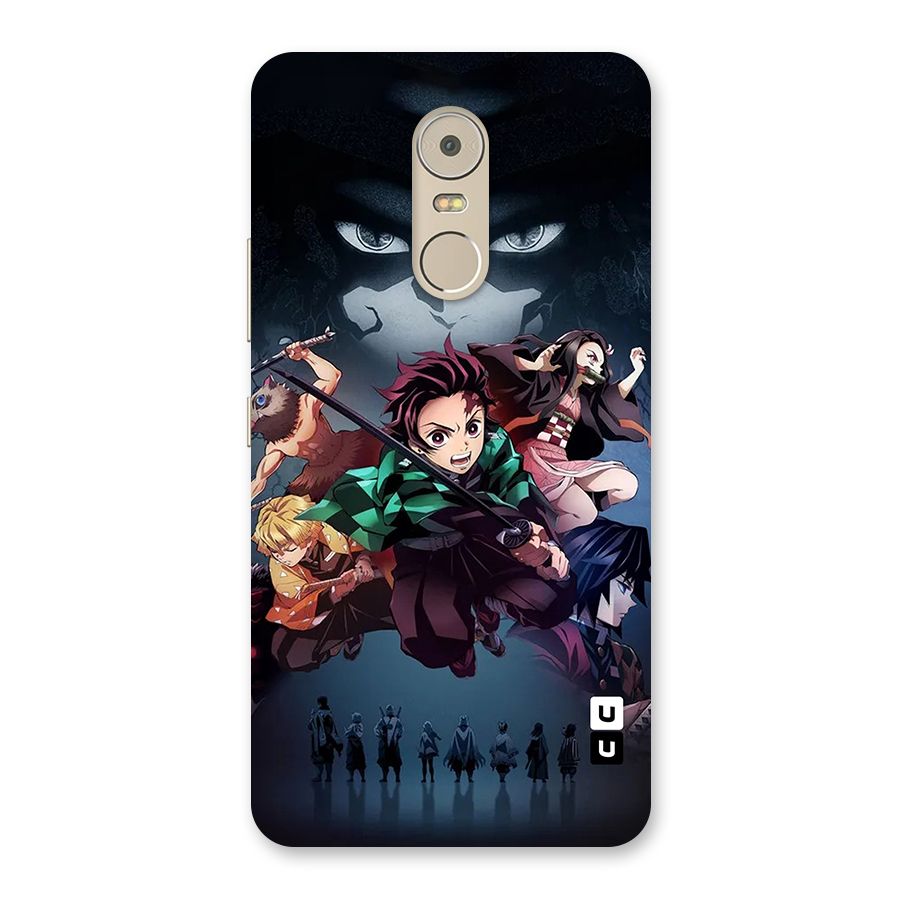 Team Demon Slayer Back Case for Lenovo K6 Note