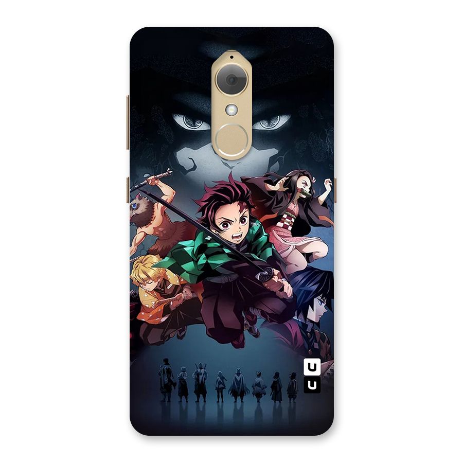 Team Demon Slayer Back Case for Lenovo K8