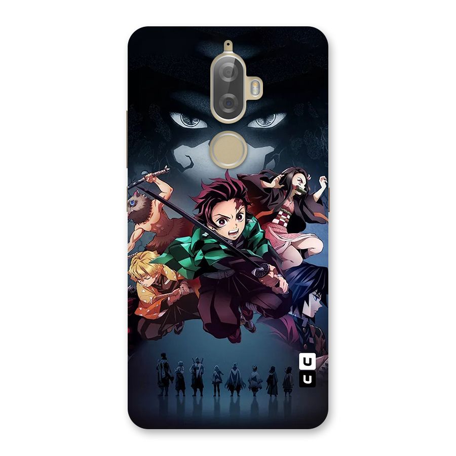 Team Demon Slayer Back Case for Lenovo K8 Plus