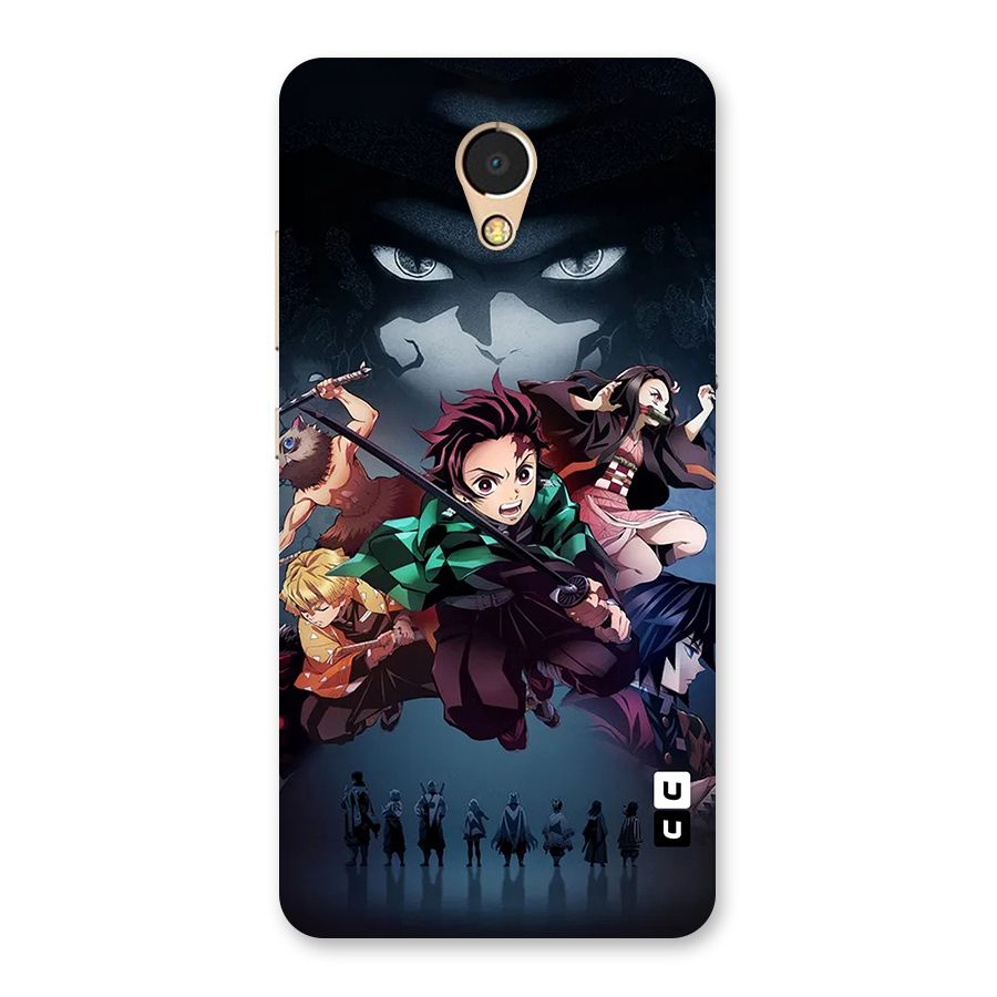 Team Demon Slayer Back Case for Lenovo P2