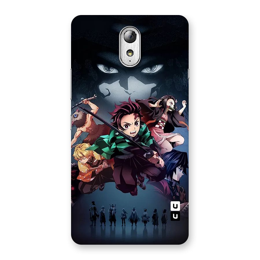 Team Demon Slayer Back Case for Lenovo Vibe P1M