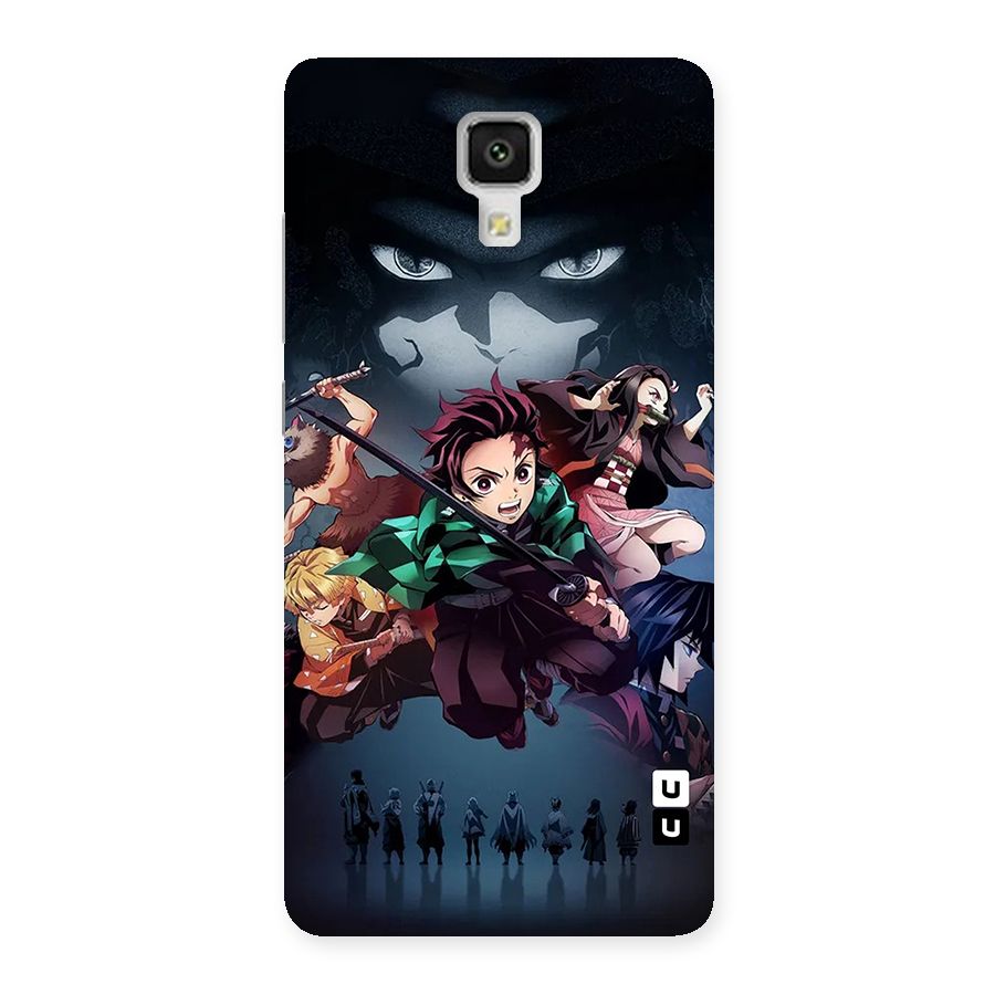 Team Demon Slayer Back Case for Mi4