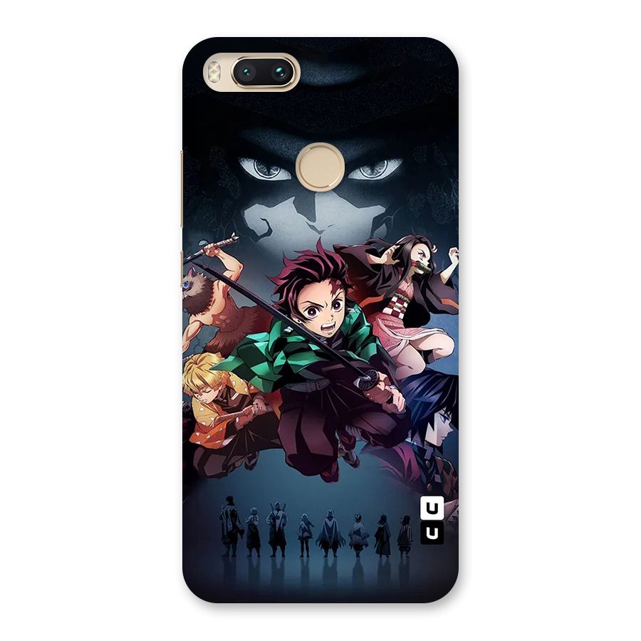 Team Demon Slayer Back Case for Mi A1