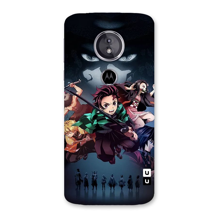 Team Demon Slayer Back Case for Moto E5