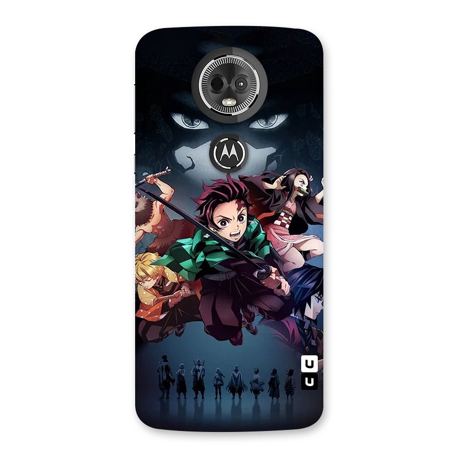 Team Demon Slayer Back Case for Moto E5 Plus