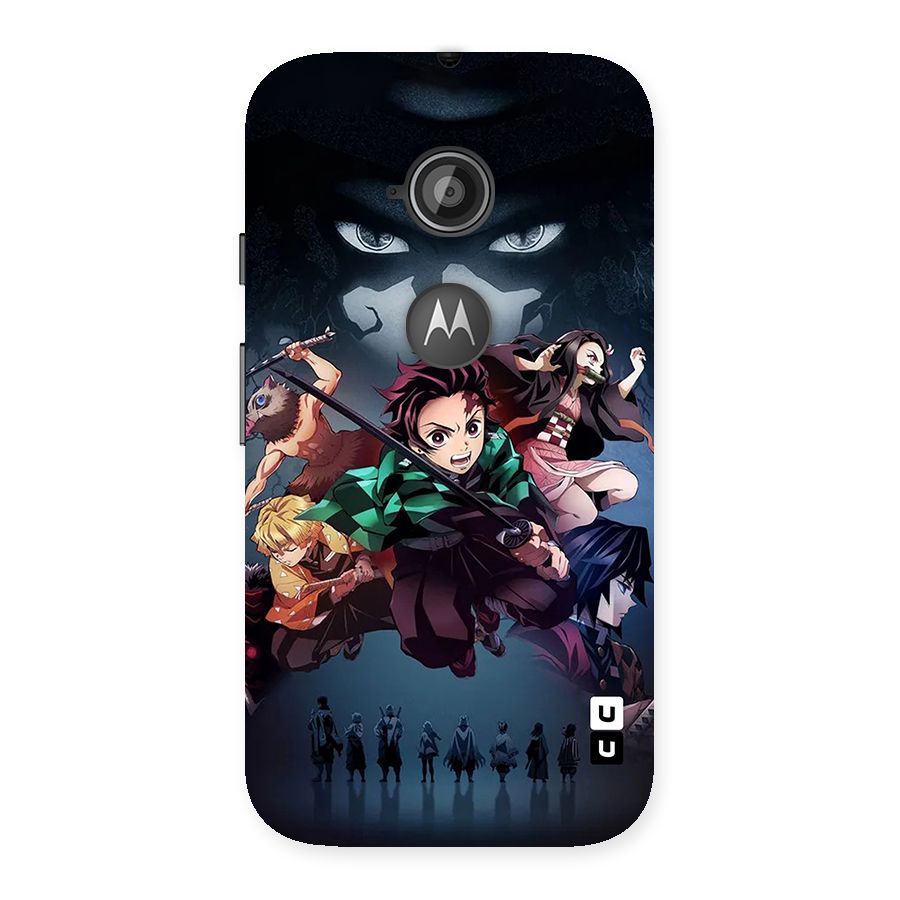 Team Demon Slayer Back Case for Moto E 2nd Gen