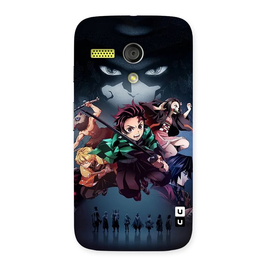 Team Demon Slayer Back Case for Moto G