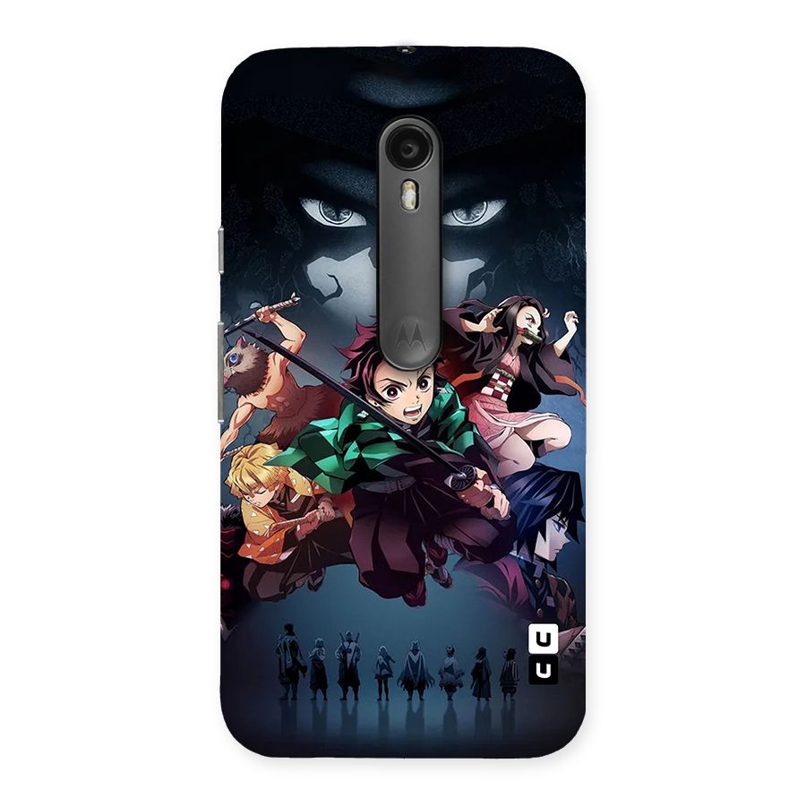 Team Demon Slayer Back Case for Moto G3