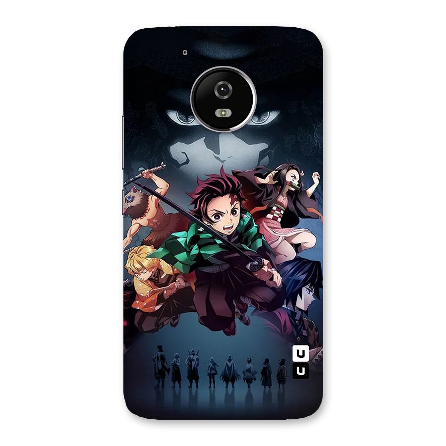 Team Demon Slayer Back Case for Moto G5